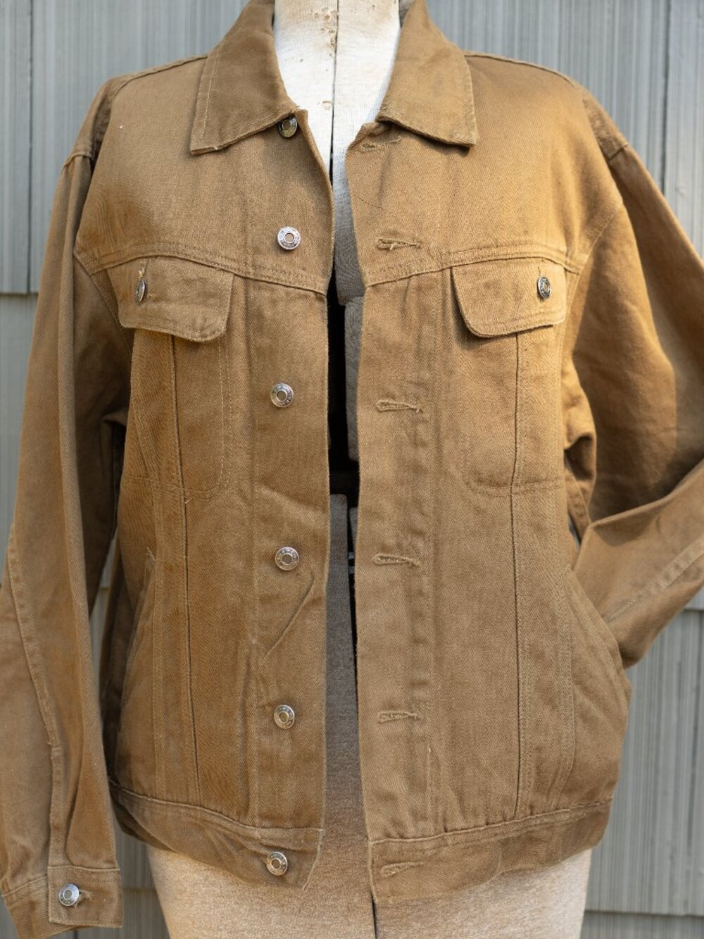 VTG TODAYS NEWS Ramie Cotton Work Jacket